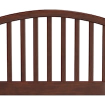 daliah dark brown twin headboard   