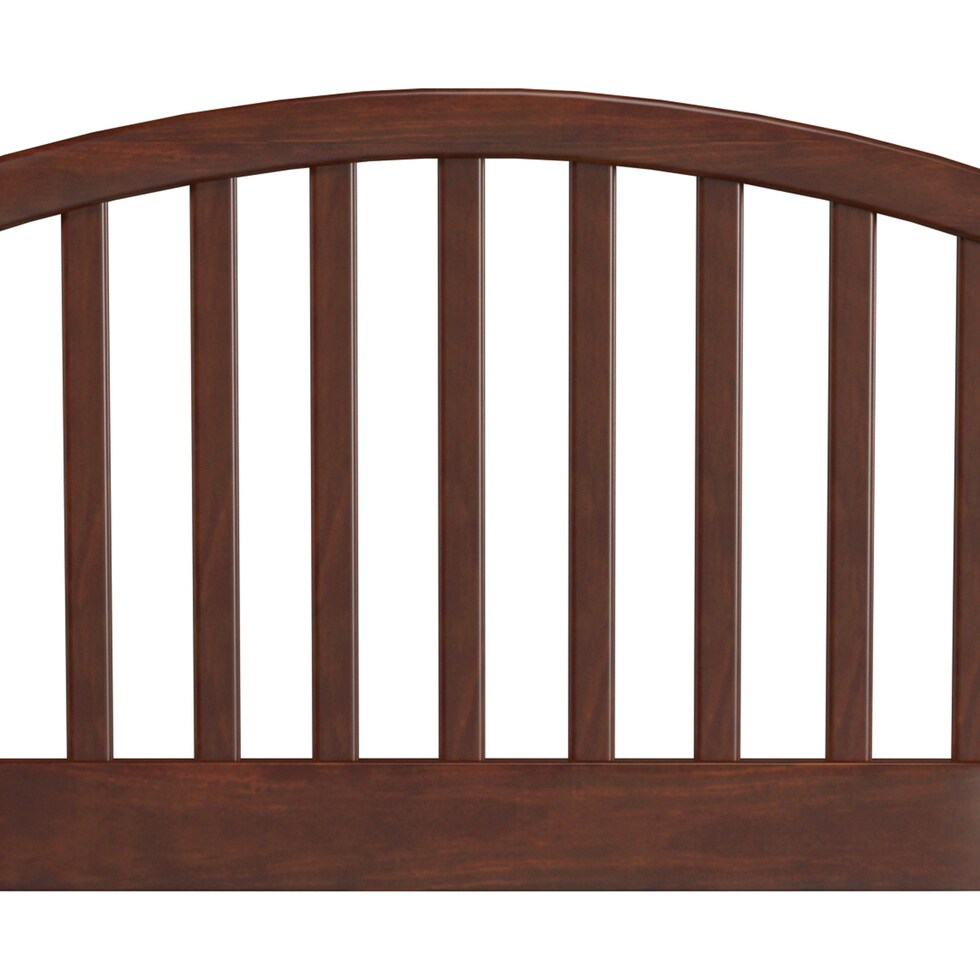 daliah dark brown twin headboard   