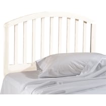 daliah white full queen headboard   