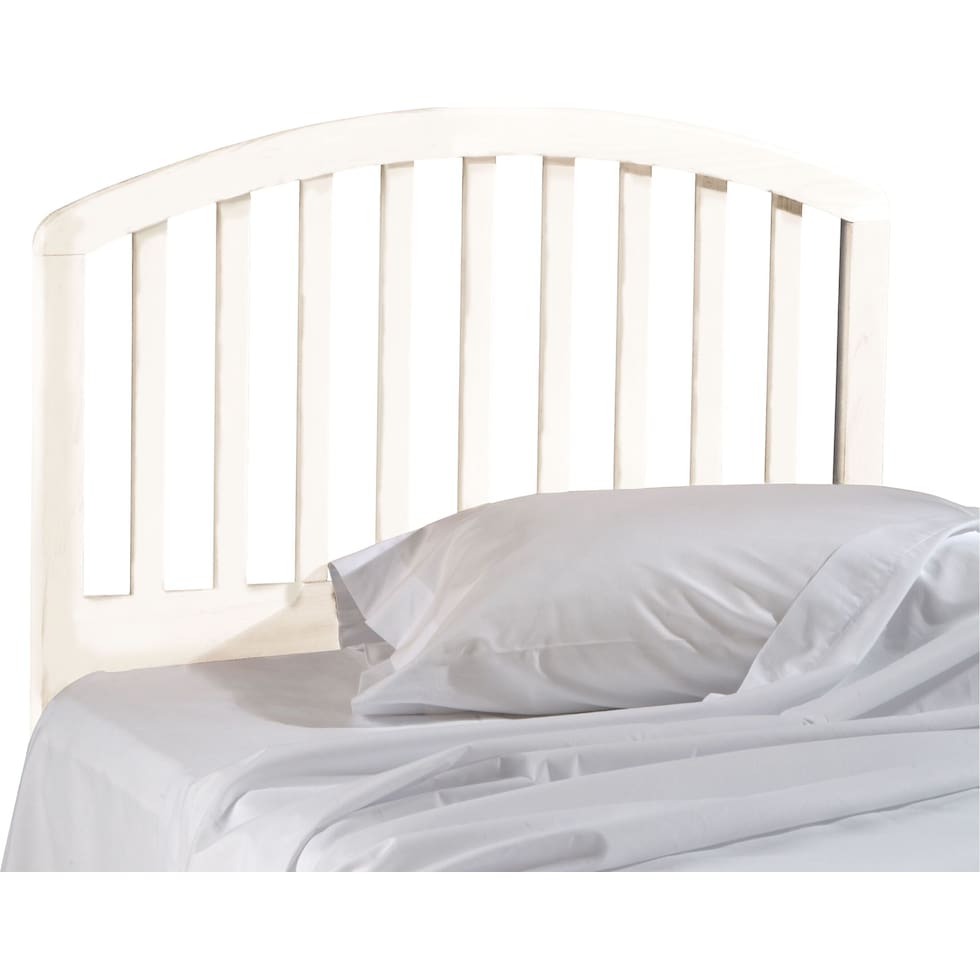 daliah white full queen headboard   