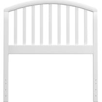 daliah white twin headboard   