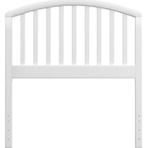 daliah white twin headboard   