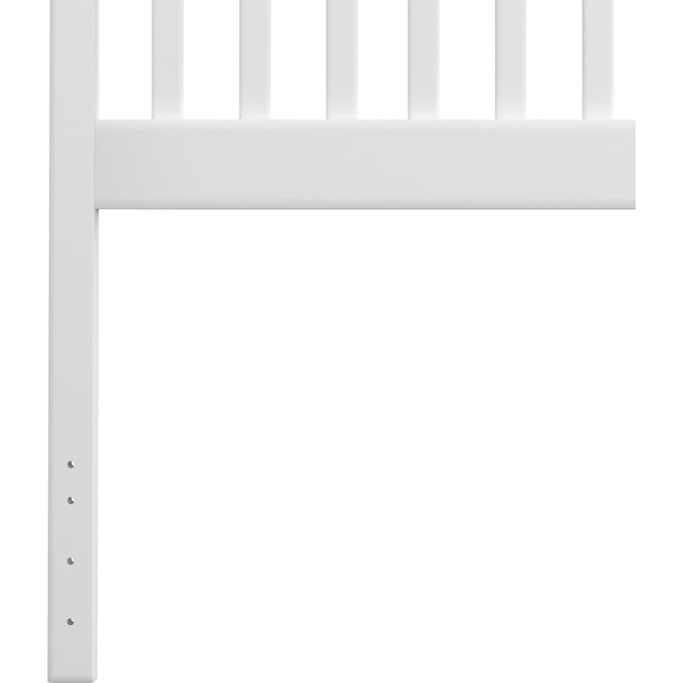 daliah white twin headboard   