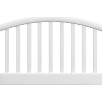 daliah white twin headboard   