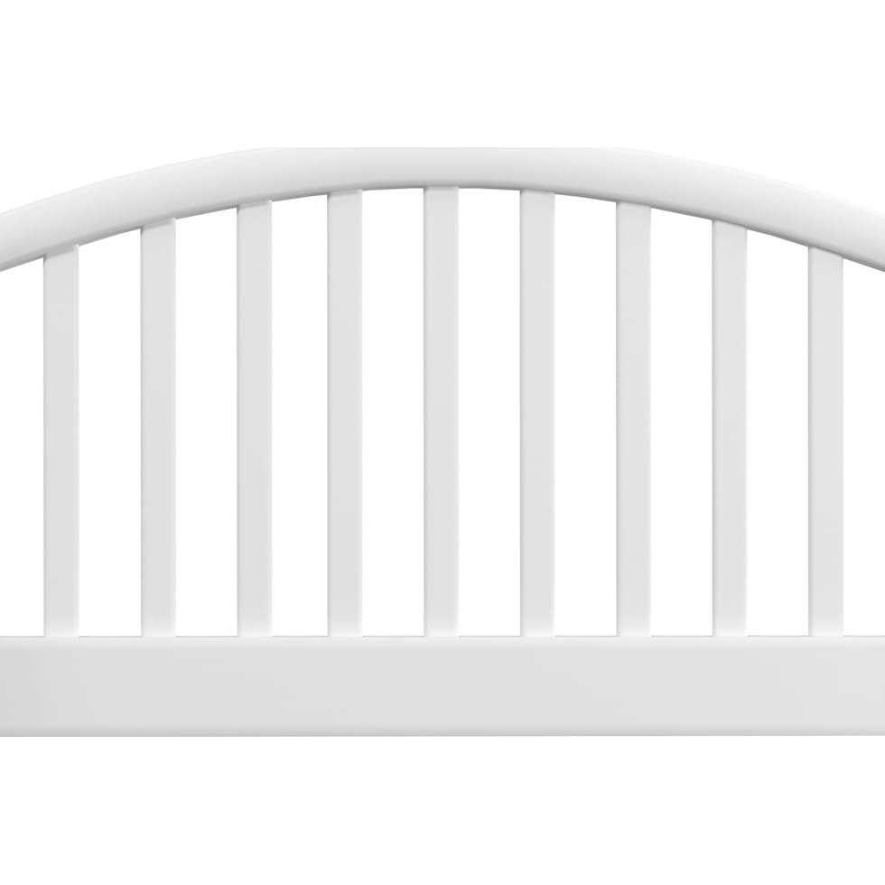 daliah white twin headboard   