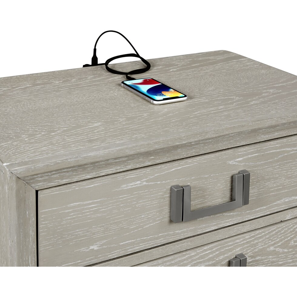 dalton gray nightstand   