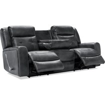 damen gray  pc manual reclining living room   