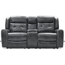 damen gray  pc manual reclining living room   