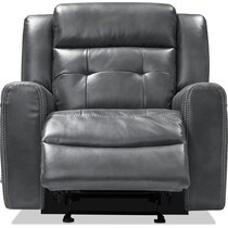 damen gray  pc manual reclining living room   
