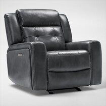 damen gray  pc power reclining living room   