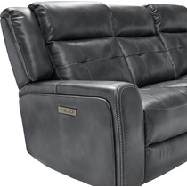 damen gray  pc power reclining living room   