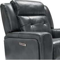 damen gray  pc power reclining living room   