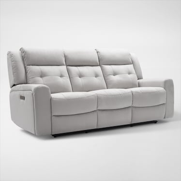 Damen Dual-Power Reclining Sofa, Loveseat, and Recliner Set