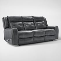 damen gray  pc manual reclining living room   