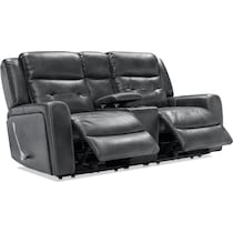 damen gray  pc manual reclining living room   