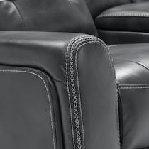 damen gray  pc manual reclining living room   