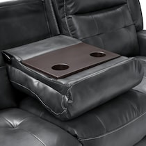 damen gray  pc manual reclining living room   