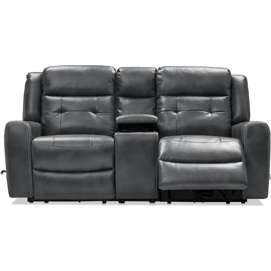 damen gray loveseat   