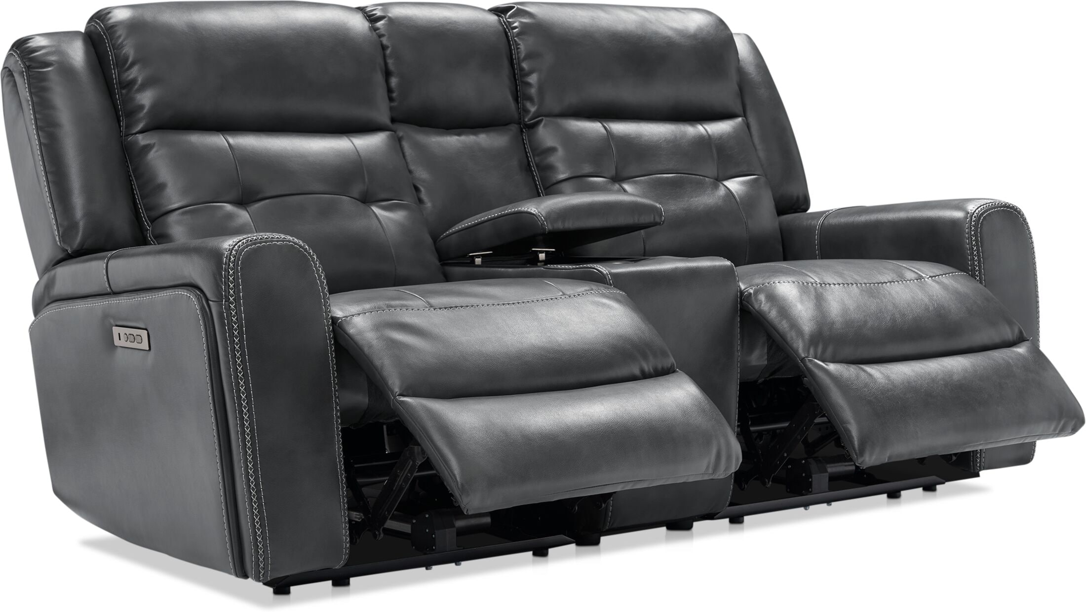 Damen 3 Piece Dual Power Reclining Loveseat Value City Furniture