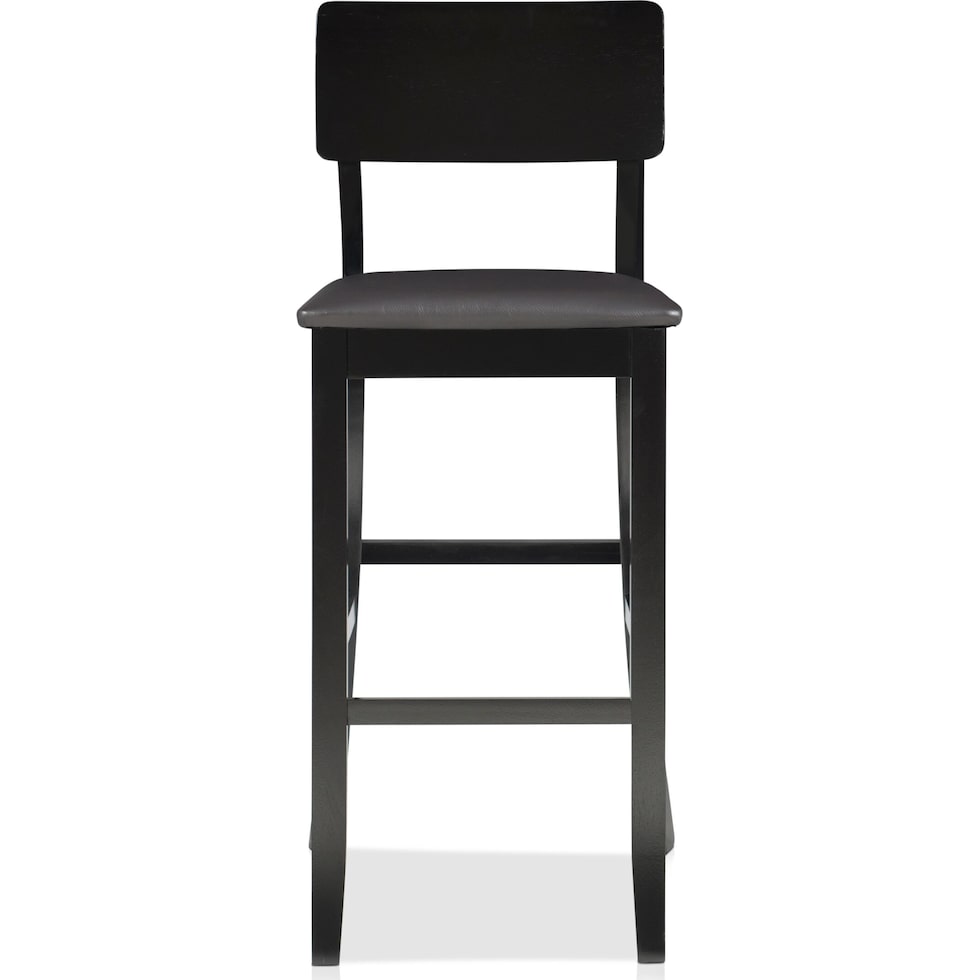 damian black bar stool   