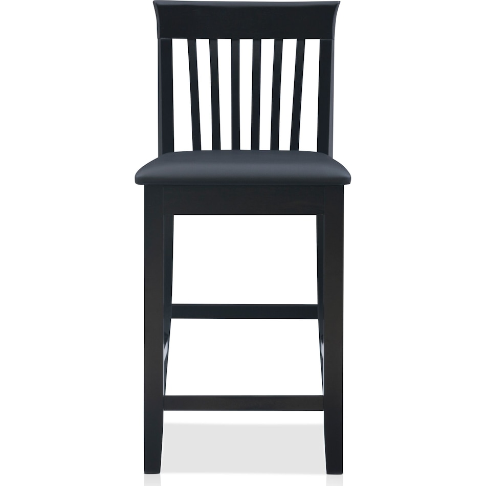 damian black counter height stool   