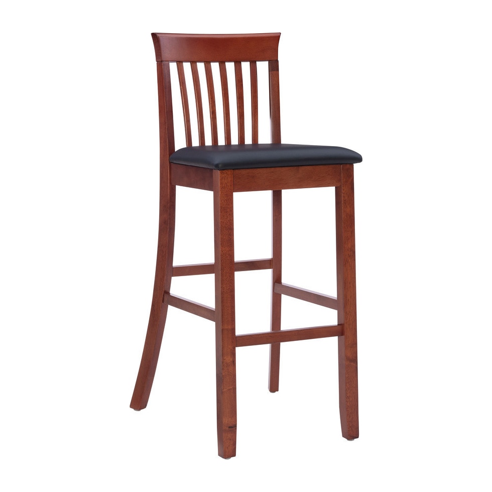 damian dark brown bar stool   