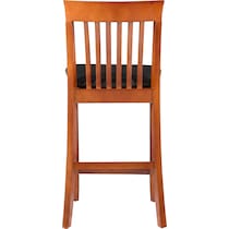 damian dark brown counter height stool   
