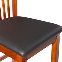 damian dark brown counter height stool   