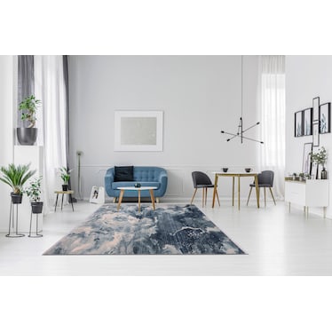 Danica Area Rug - Blue/Gray