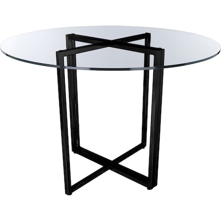 Danika 36" Dining Table - Matte Black
