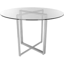 danika stainless steel dining table   