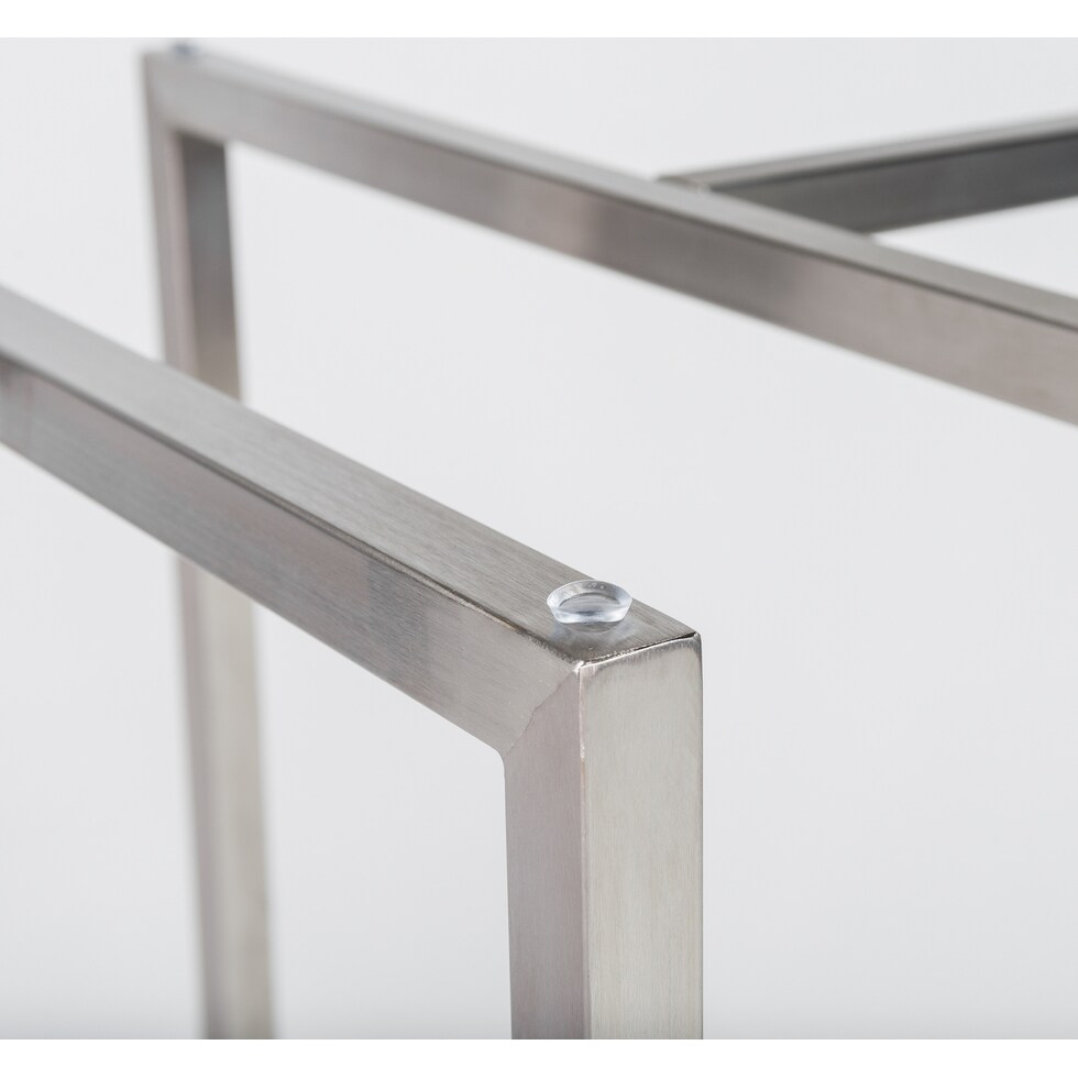 danika stainless steel dining table   