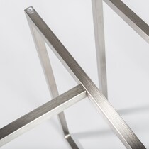 danika stainless steel dining table   