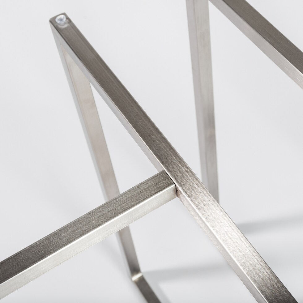 danika stainless steel dining table   
