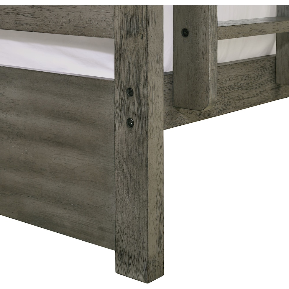 danny gray twin over twin bunk bed   