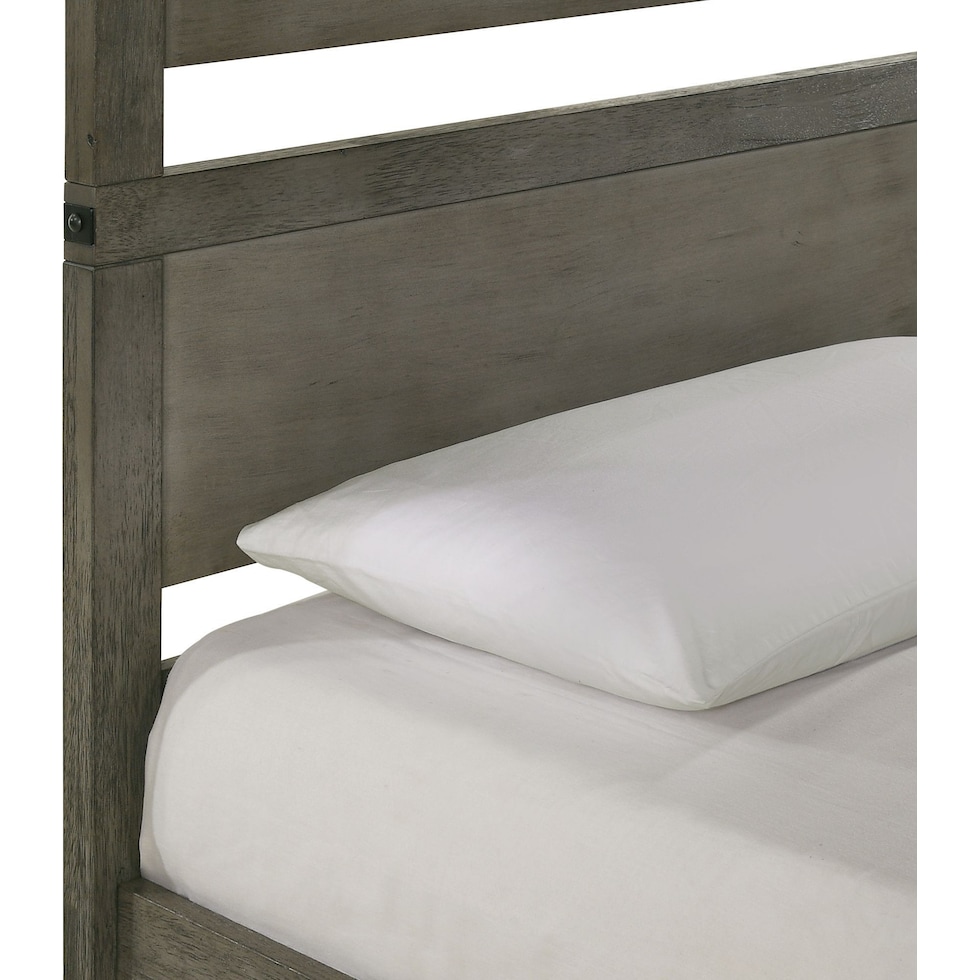 danny gray twin over twin bunk bed   