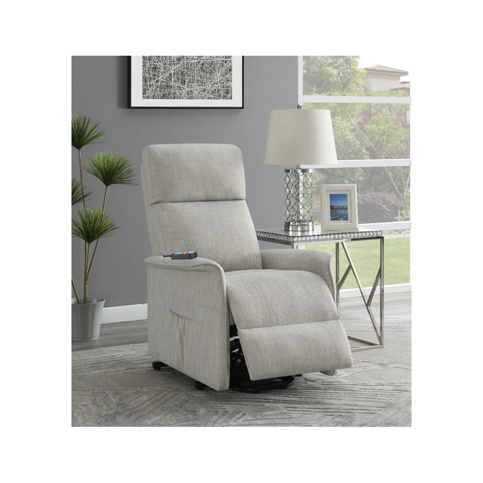 daphne beige recliner   