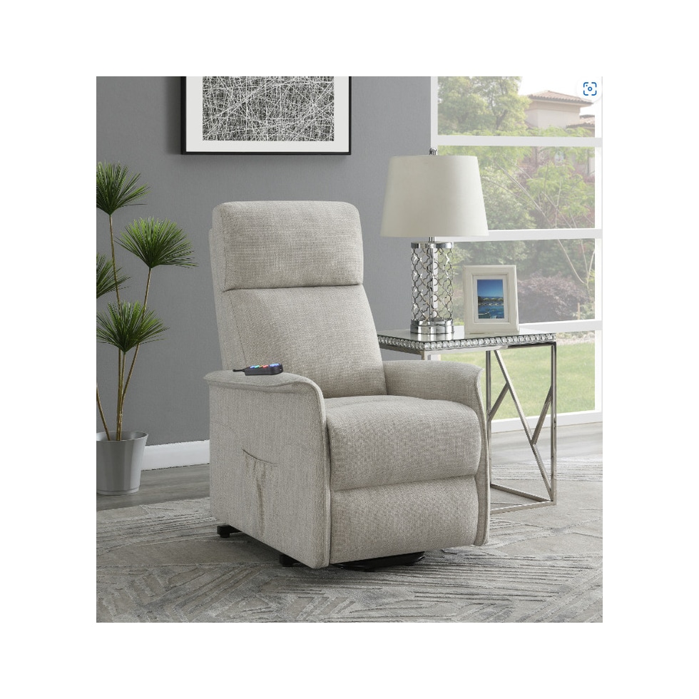 daphne beige recliner   