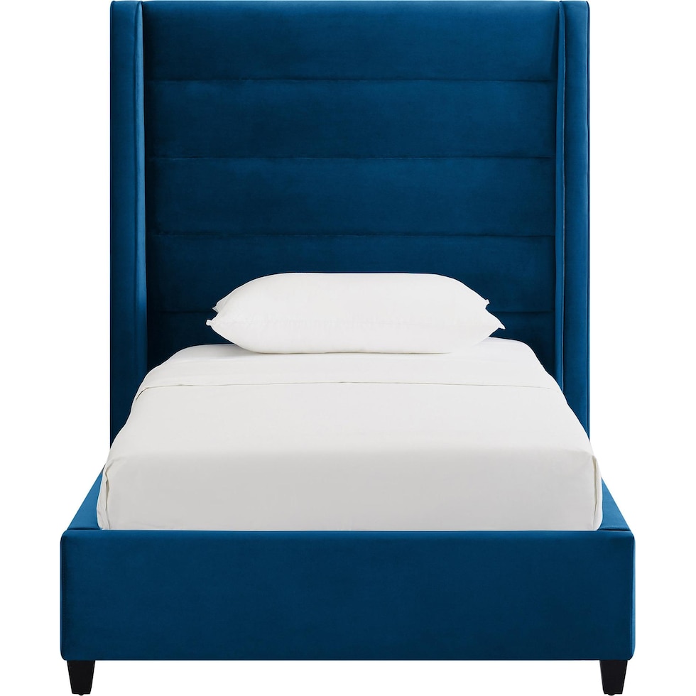 darcy blue twin bed   