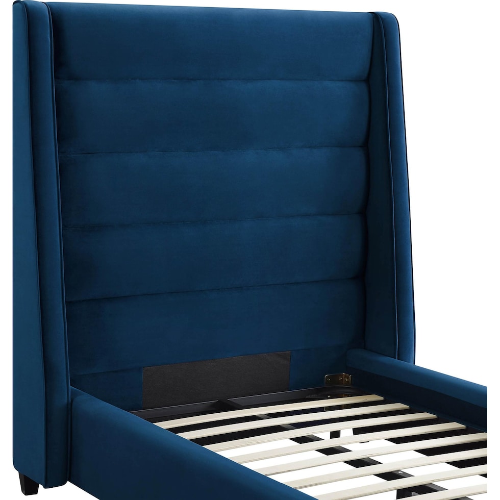 darcy blue twin bed   