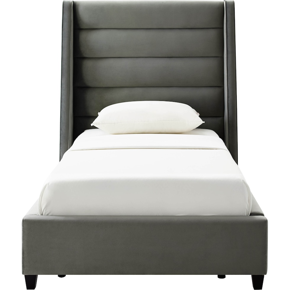 darcy gray twin bed   