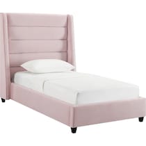 darcy pink twin bed   