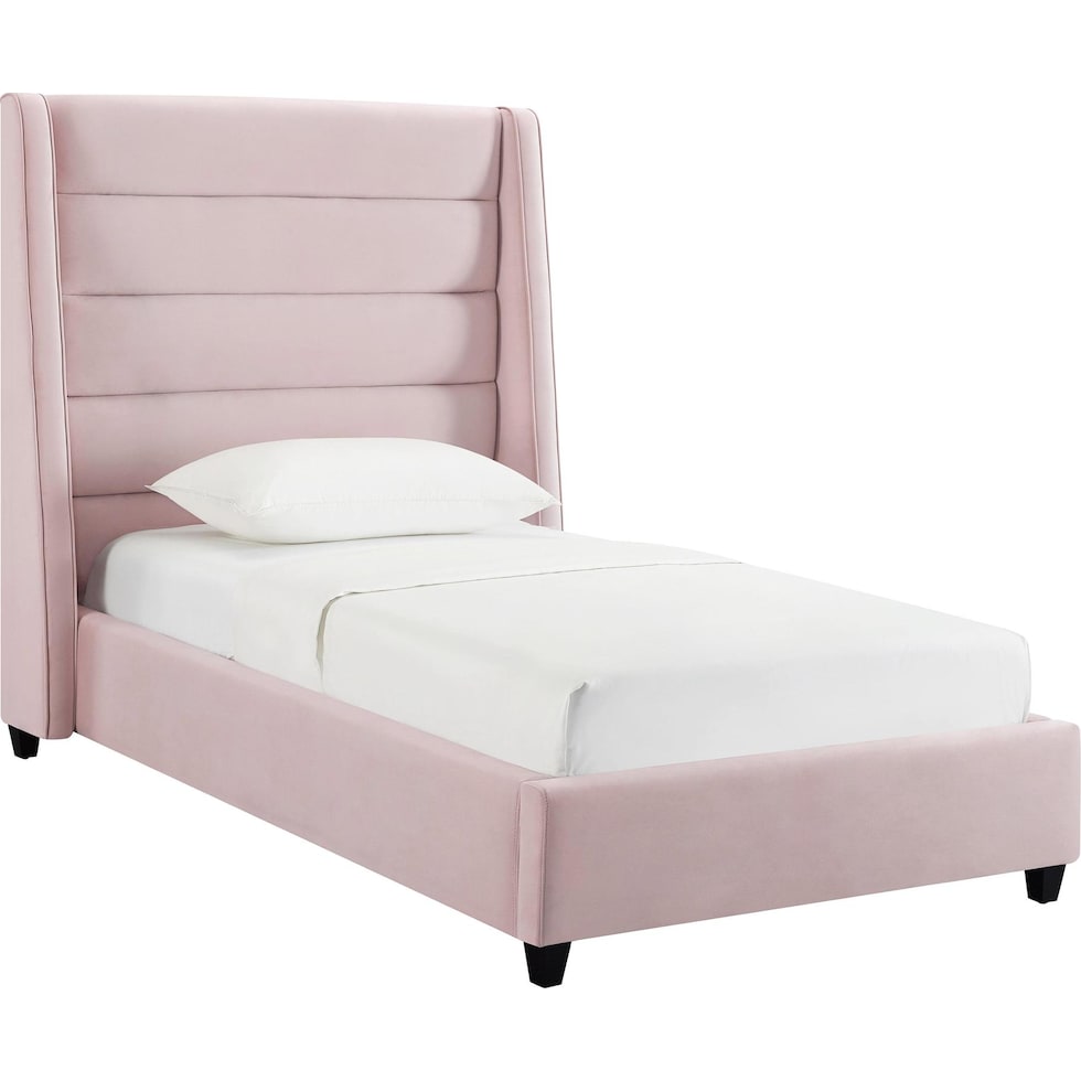 darcy pink twin bed   