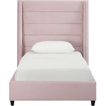 darcy pink twin bed   