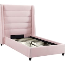 darcy pink twin bed   