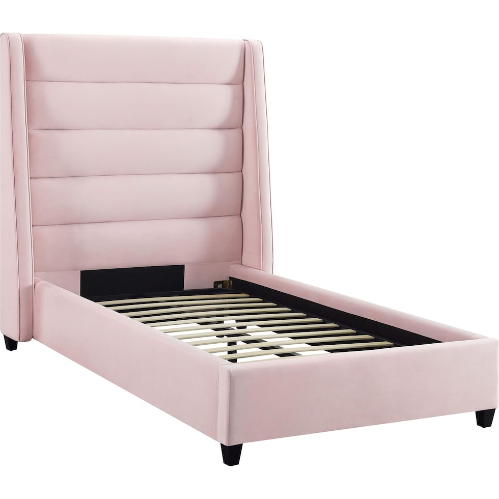 darcy pink twin bed   