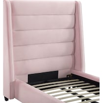 darcy pink twin bed   