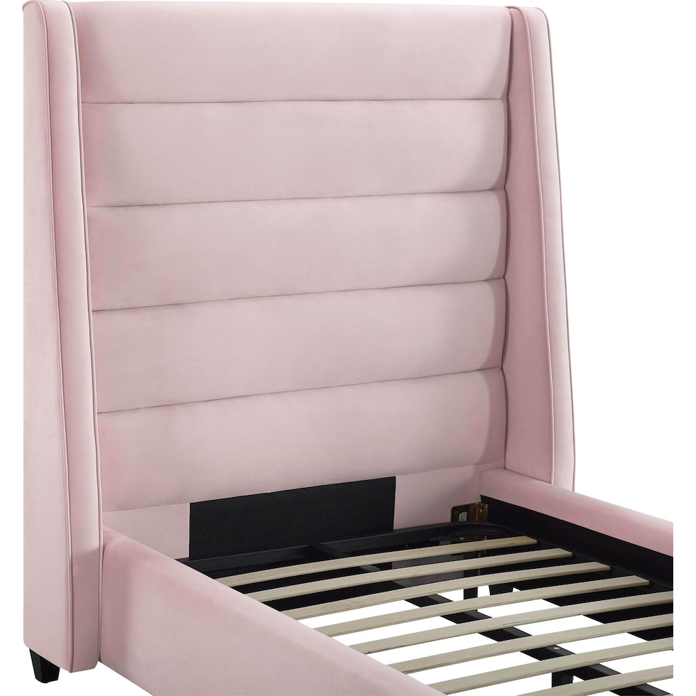 darcy pink twin bed   