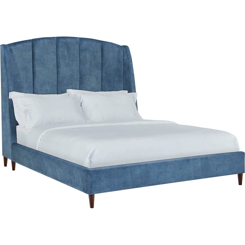 daria blue queen bed   