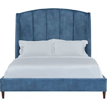 daria blue queen bed   